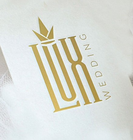 lux wedding logodesign